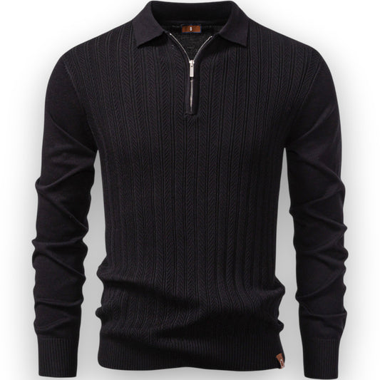 POLO HALF ZIP DE MARCHI