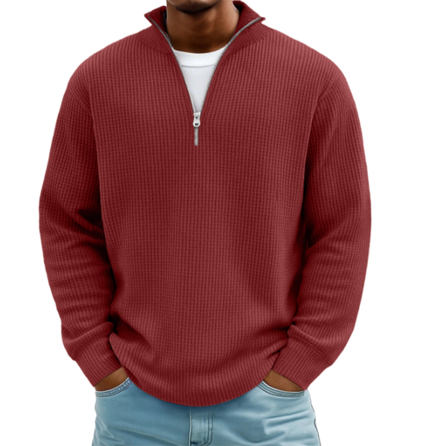 MAGLIONE HALF ZIP MONTANELLI