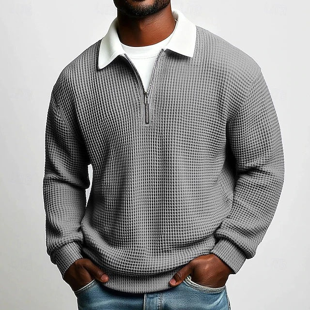 MAGLIONE HALF ZIP VALDINI