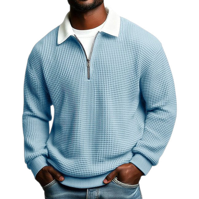 MAGLIONE HALF ZIP VALDINI